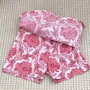 NWT Golftini Rose’ Floral Golf Skort In Pink And White Size 4